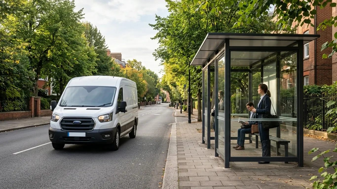 Personel servis durakları ve güzergâh planı için Paltur araçları
